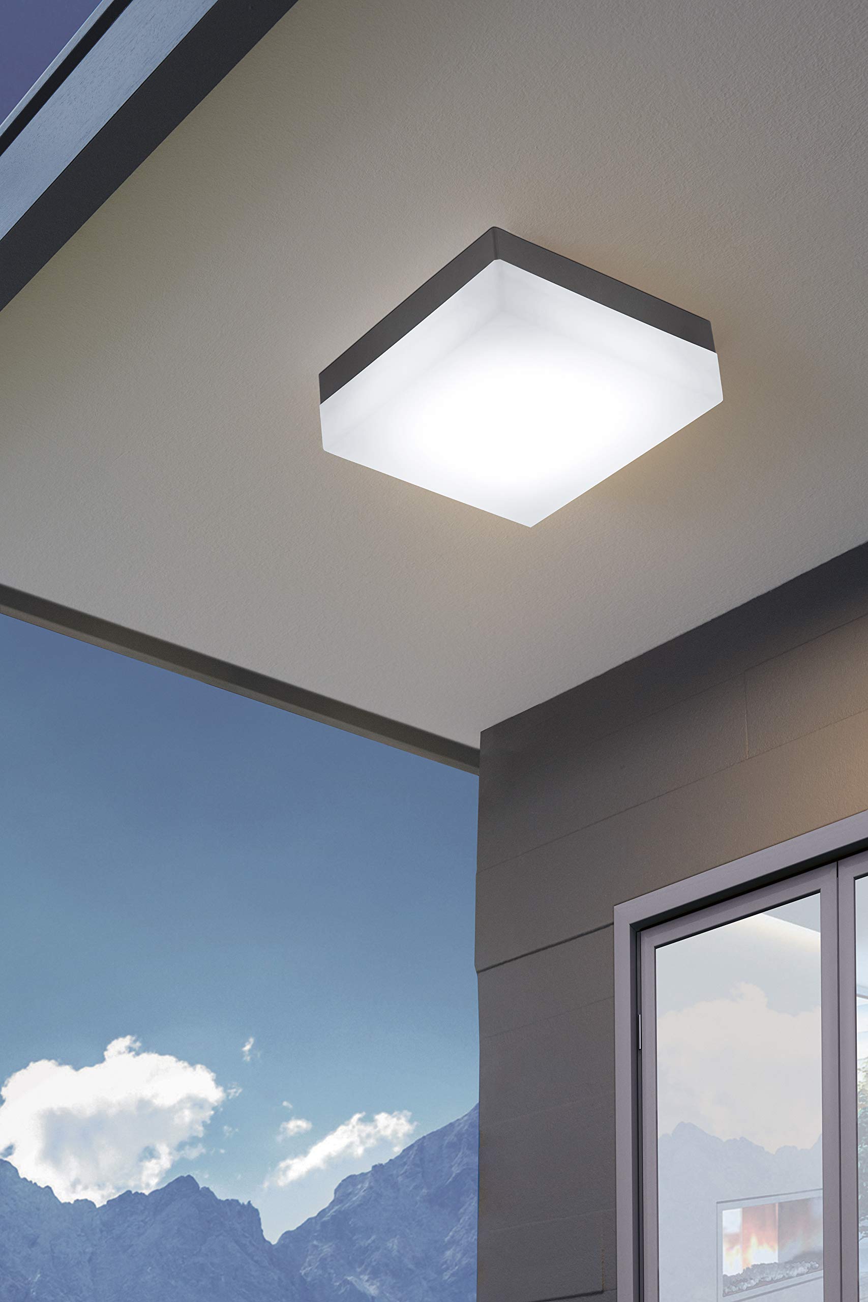 Eglo 94872 LED Anthracite Outdoor Wall Light SONELLA - Image 3