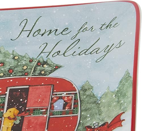 Miniatura 9 de Certified International Home for Christmas 22781SET4 - Juego de 4 platos de ensaladapostre de 8.5 pulgadas, varios diseños, talla única, multicolor,