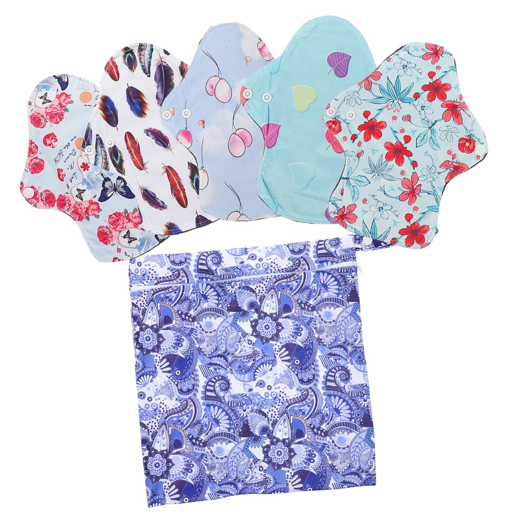 FRCOLOR 2 Sätze Waschbare Tante-Handtuchauflage Stillen Menstruationsbinden für den Haushalt menstruations pad menstruationspad bequeme Periodeneinlagen wiederverwendbare Slipeinlagen