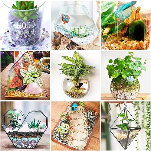 Miniatura 5 de 500 cuentas de piedra natural multicolor de 0.118 a 0.197 pulgadas (3 a 0.197 in), piedras preciosas irregulares curativas, agujero de cuentas