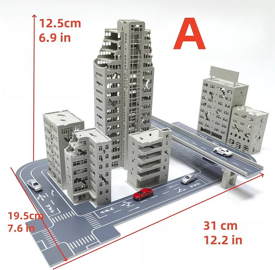 Amazon | Mycity セット1:300 ウルトラマン・ゴジラなどの都市戦損 Amazon | Mycity セット1:300 ウルトラマン・ゴジラなどの都市戦損