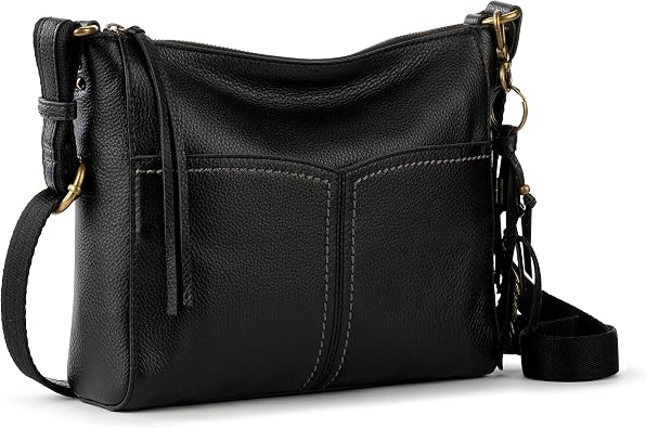 The Sak Alameda Leather Crossbody Purse - Leather Women's Handbag for Everyday & Travel - Cross Body Bag With Zipper