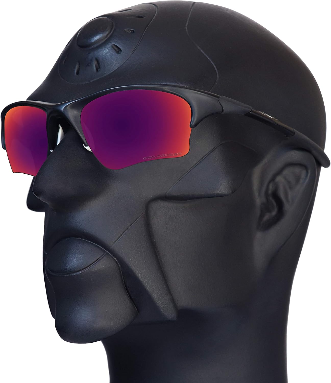 Ensky HardyShield Replacement Lenses for Oakley Half Jacket XLJ 63mm Sunglasses - Crimson Lake