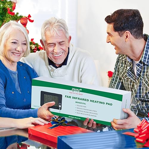 Vista 9 de UTK® Almohadilla térmica de infrarrojos lejanos Jade para aliviar el dolor, medio (21 pulgadas x 31 pulgadas)
