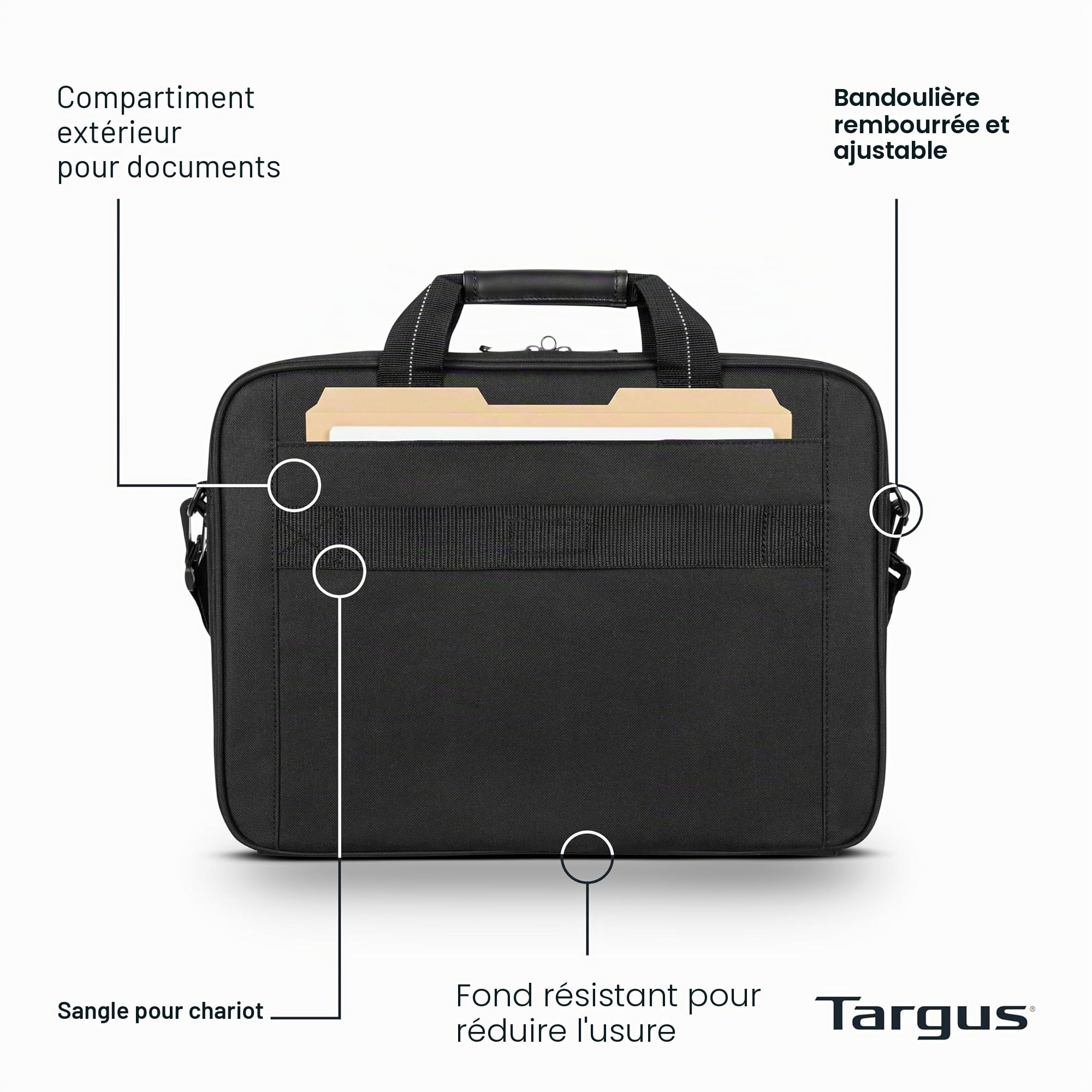Targus Mallette Fine Unisexe pour Adulte avec Sac à bandoulière
