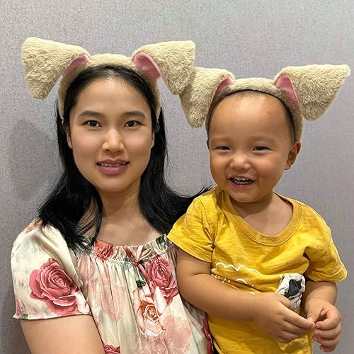 Miniatura 2 de CHEU Disfraz de orejas de perro cachorro (marrón)