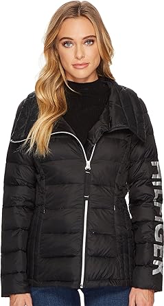 tommy hilfiger funnel hood down puffer