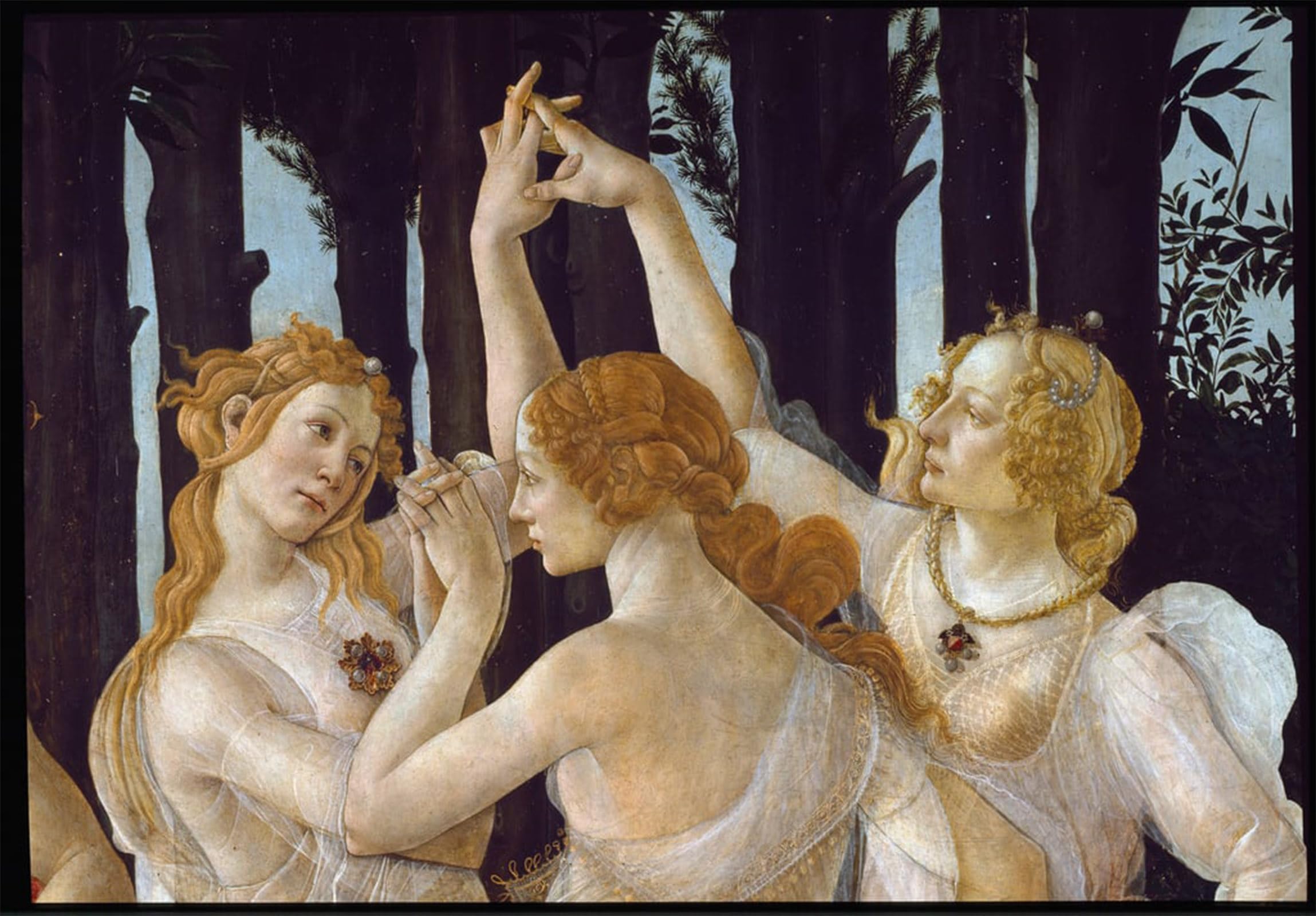 Affiche Sandro Botticelli Les Trois Grâces pour deco murale chic