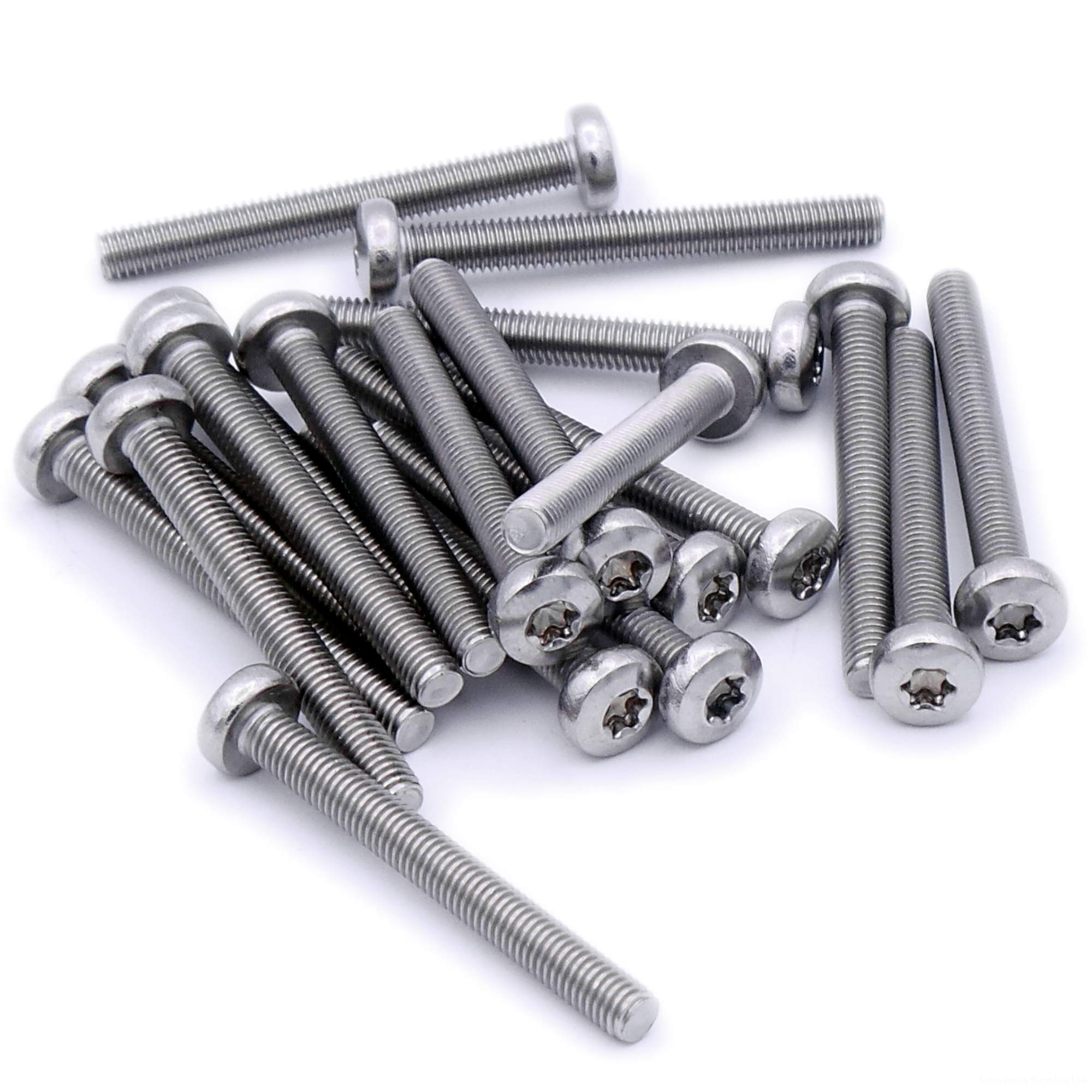 Singularity Supplies M6 (6Mm X 35Mm) Tx Pan Machine Screw (Bolt) - Stainless Steel (A2) (Pack Of 20)