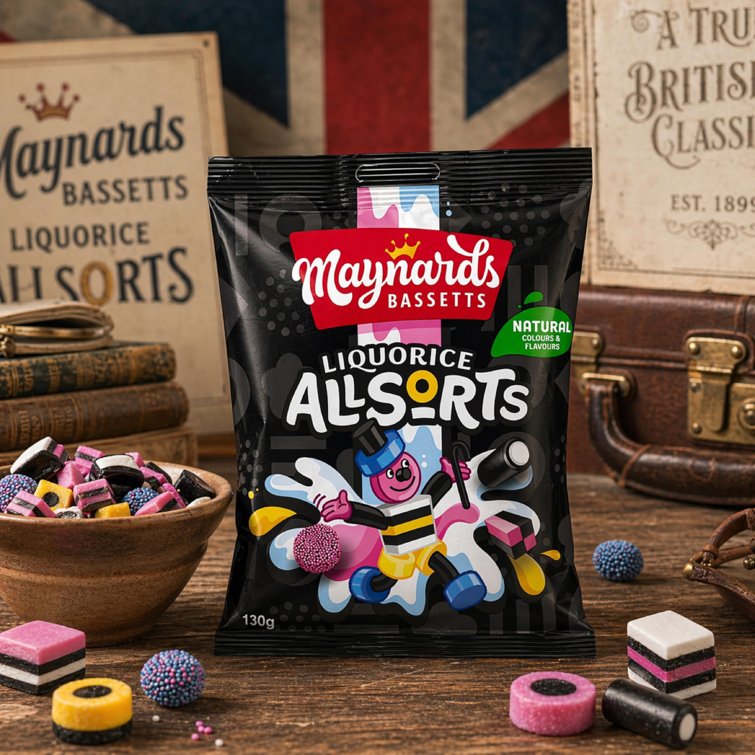 Bassetts Liquorice Allsorts 190g - Pack of 4