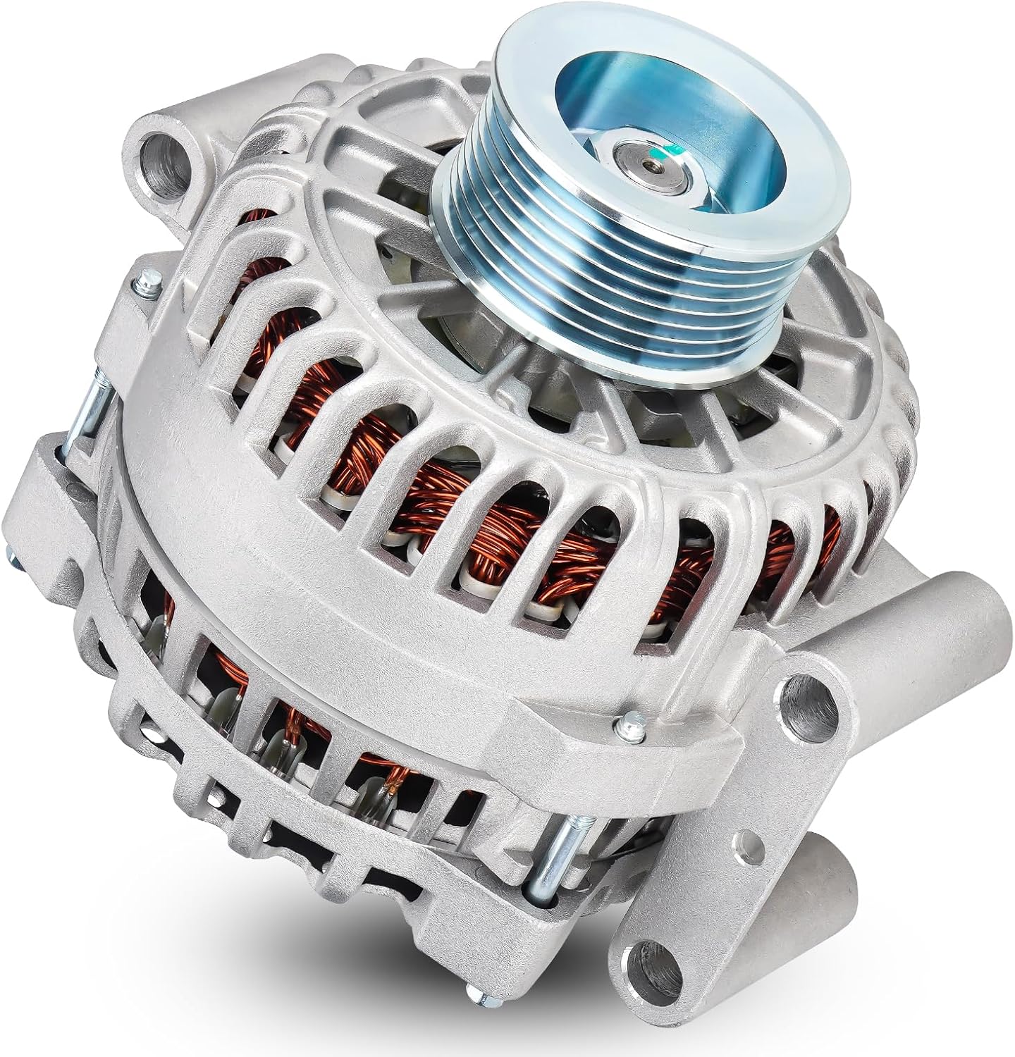 New Alternator V8 6.0L Fit for 2005-2007 Ford F250 F-250 F350 F-350 Super Duty, 2005 2006 2007 135Amp V8 6.0L 6L 6 Diesel, Replace# 40014075 6C3Z-10346-BBRM 5C3T-10300-BA AFD0131