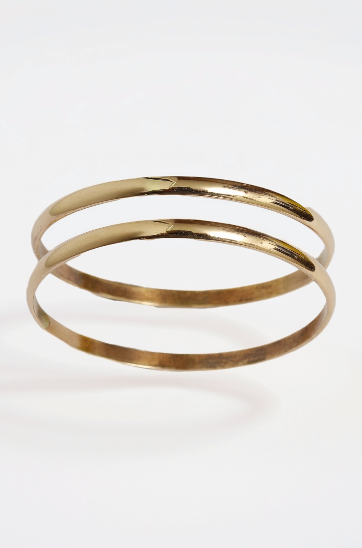 Panchaloha/Impon/Five metal bangles for women - Plain