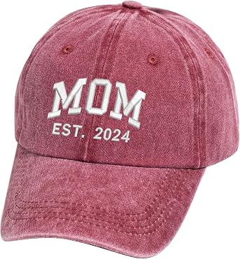 Custom Embroidered Baseball Hat, Personalized Embroidery Baseball Caps Add Your Logo Text Xmas Gift for Men Women