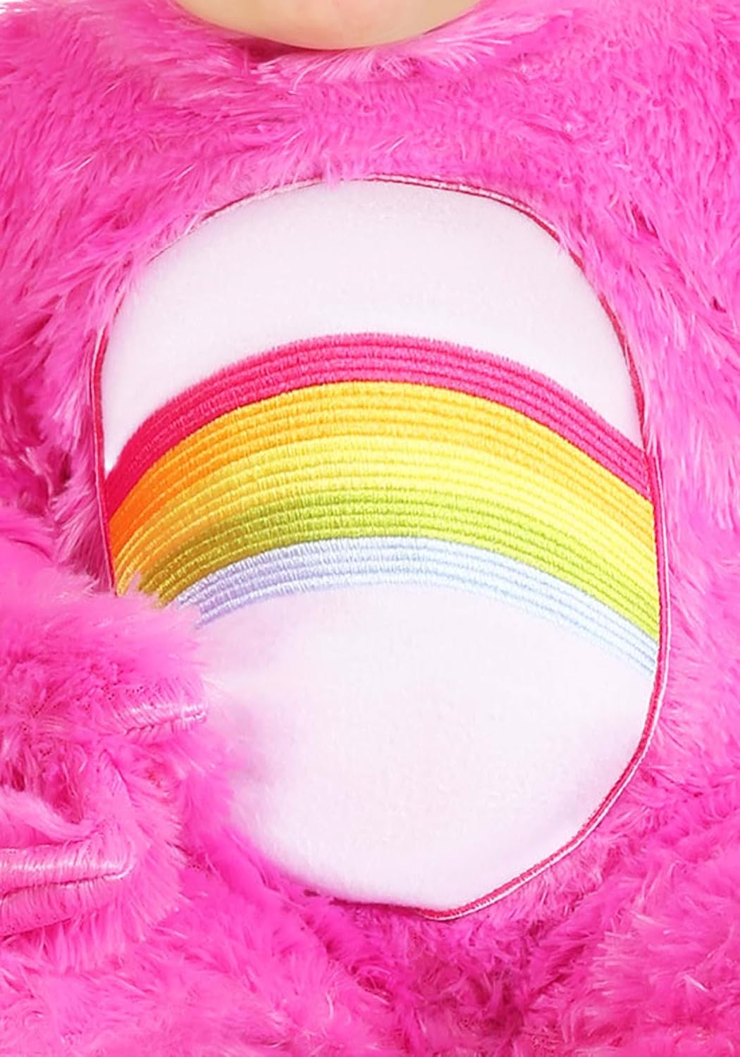 Care Bears Cheer Bear Halloween Costume for Infants | 80s Character | Attached Hood, Hand Covers, & Booties