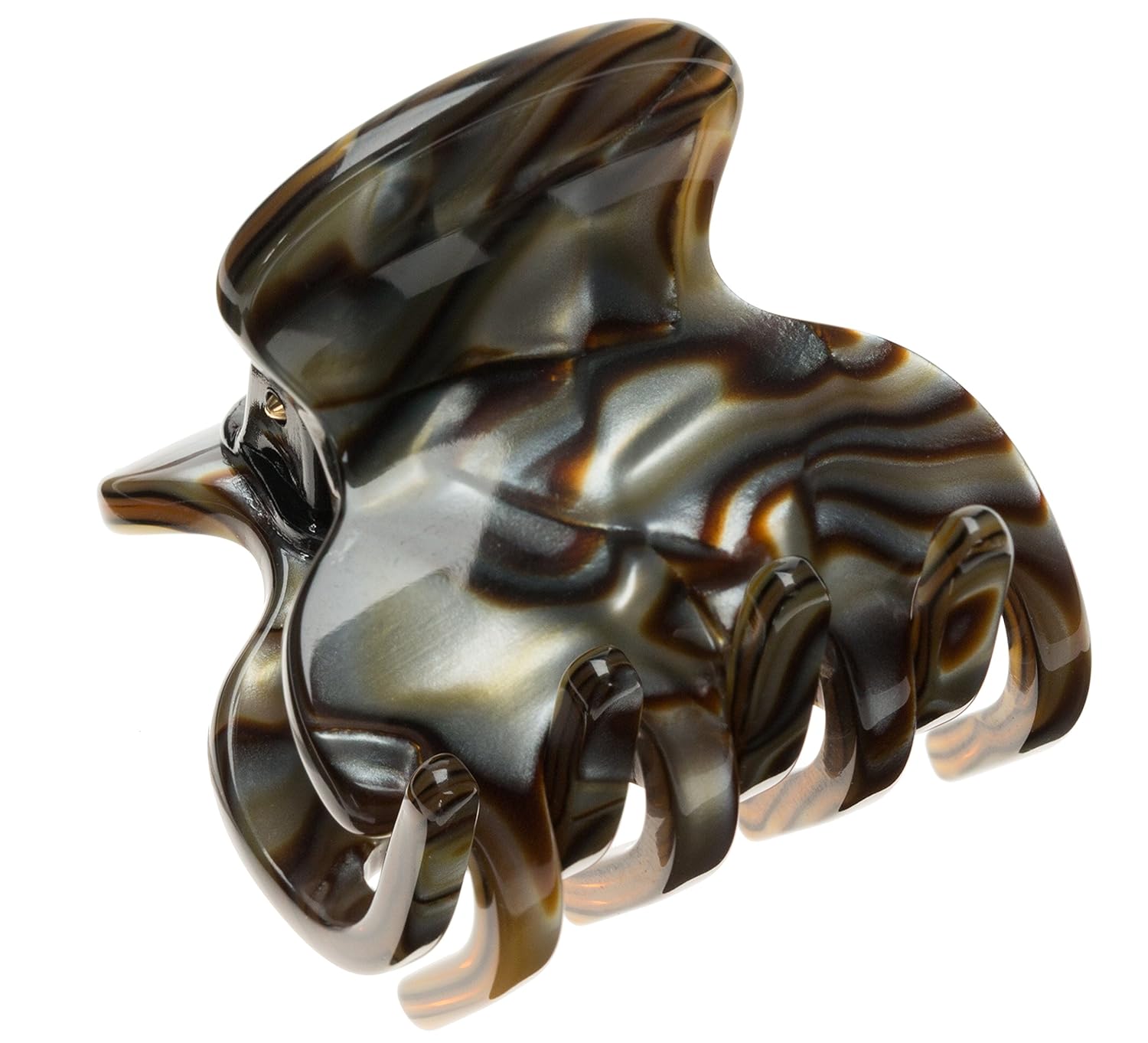 France Luxe Little Riley Claw Clip - Onyx