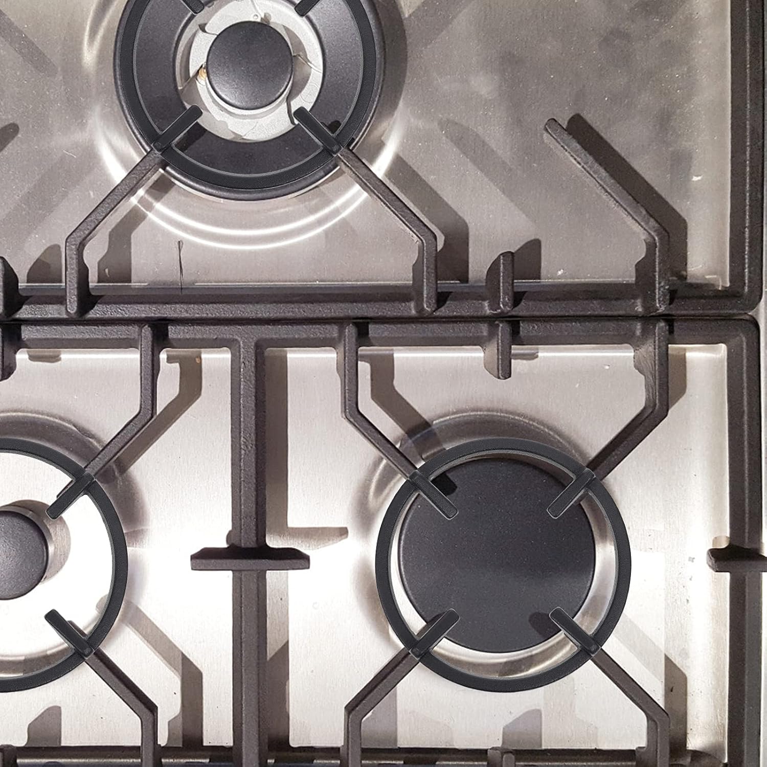 EFARMA Iron Wok Support Ring,Universal Stove Rack, 1pc Cast Iron Gas Stove Rack Gas Stove Fire Gather Bracket Fire Stove Rack