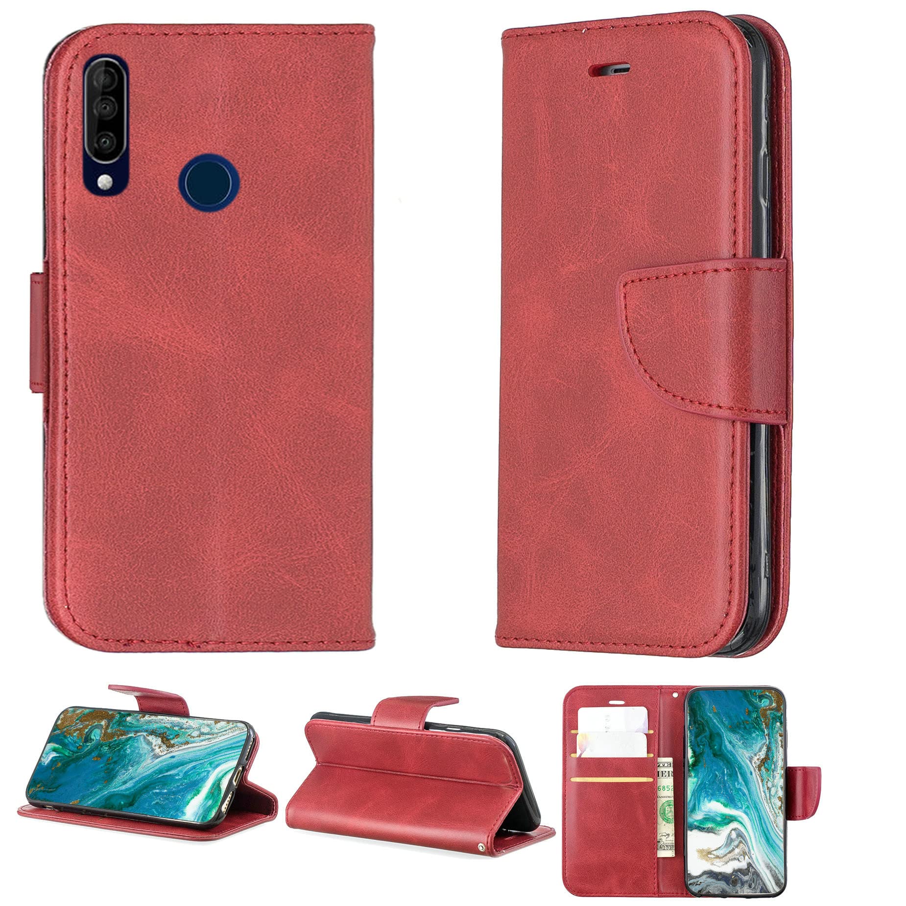 Wiko WKSTARCV551GD Cover protettiva in pelle gold per Wiko Highway Star