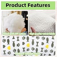 Vista 5 de Sofá Cama para Perro, Cama Anti-Ansiedad para Perro, Cama Rectangular Lavable con Colchón Gris, Grande