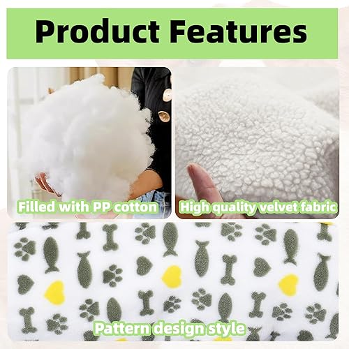 Miniatura 5 de Sofá cama para perro, cama antiansiedad para perro, cama rectangular lavable con colchón gris, grande