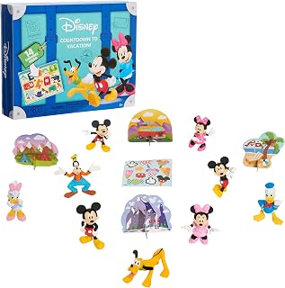 Disney Junior Mickey Mouse Countdown to Vacation, Officially Licensed Kids Toys for Ages 3 Up, Amazon Exclusive