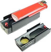 Vista 1 de Hit Kit Compact Standard BIC Lighter Holder and Personal Stash Space-Grade Aluminum Anodized Black (Lighter Not Included)