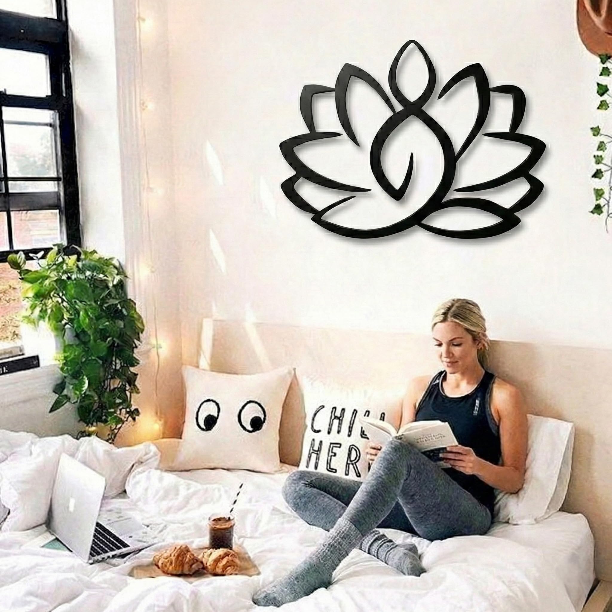 Waterlelies & lotusbloemen | Wanddecoratie op maat! - Sfeer aan de Muur