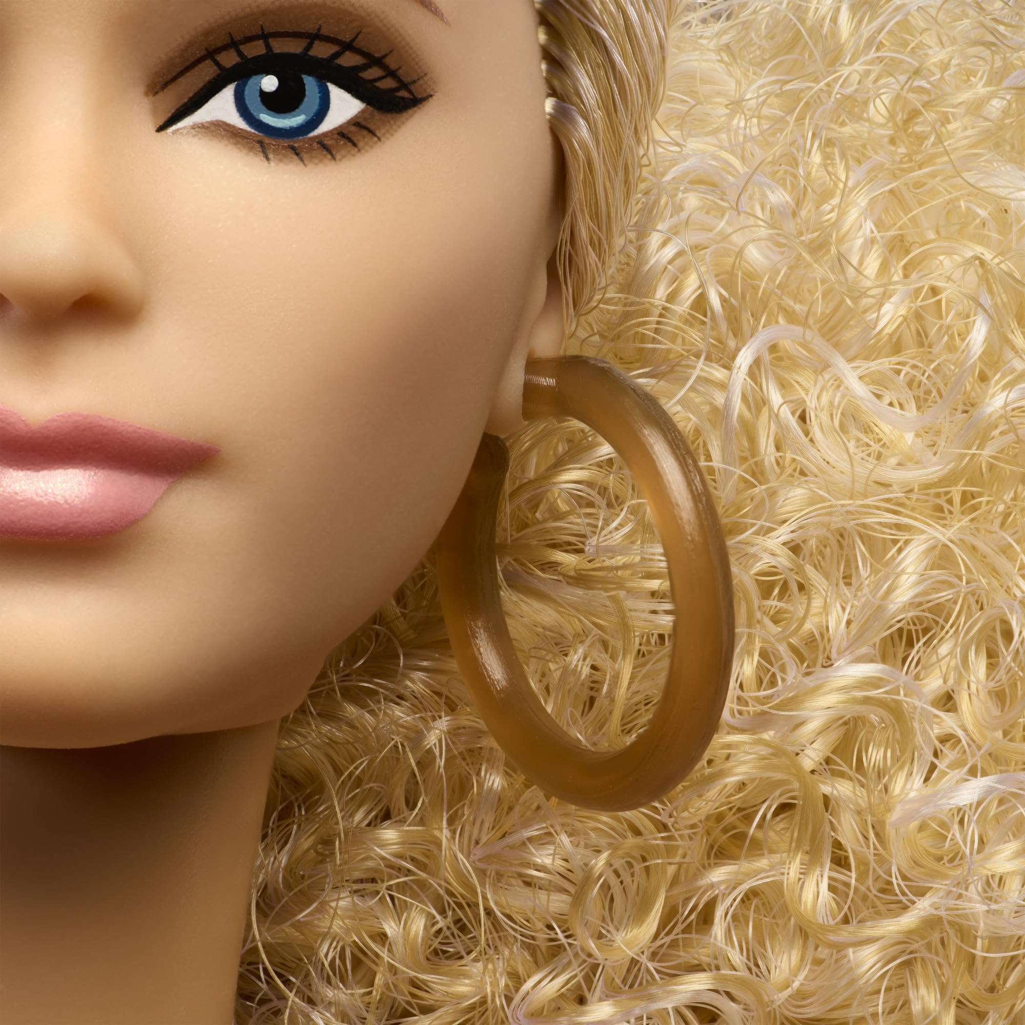 Barbie Basics Model Collector Fashion Doll 07 with Blonde Hair & White Print Pants, Universal-fit Fashions & Posable Body, JJX26 - Image 4