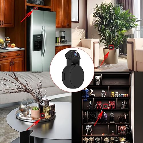 Miniatura 2 de Mini cámara espía con 1080P, cámara oculta WiFi, aplicación, detección de movimiento para el hogar, interior, bebé, perro, gato (C)