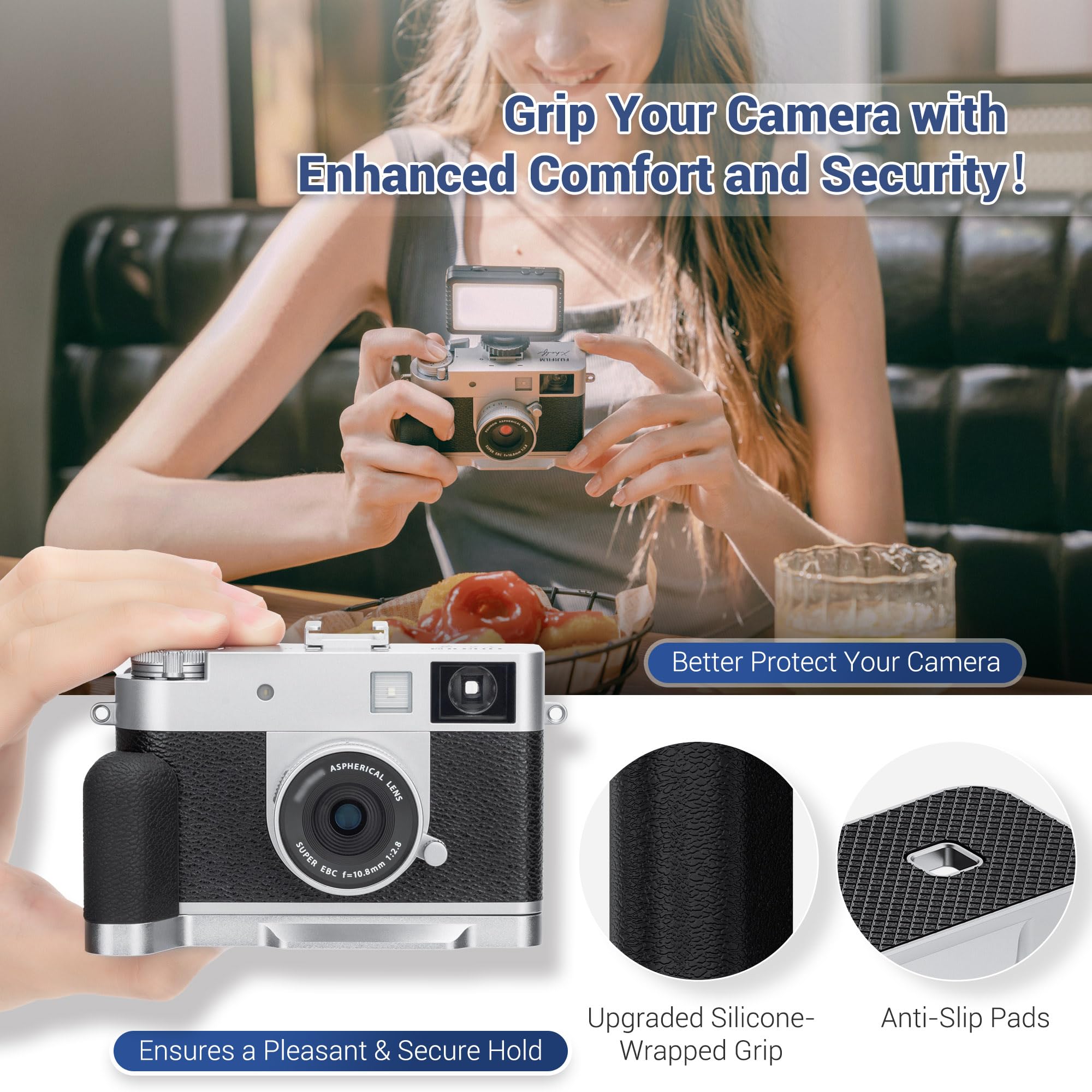 Amazon.com : JJC Metal Hand Grip L-Shape Bracket for Fuji Fujifilm