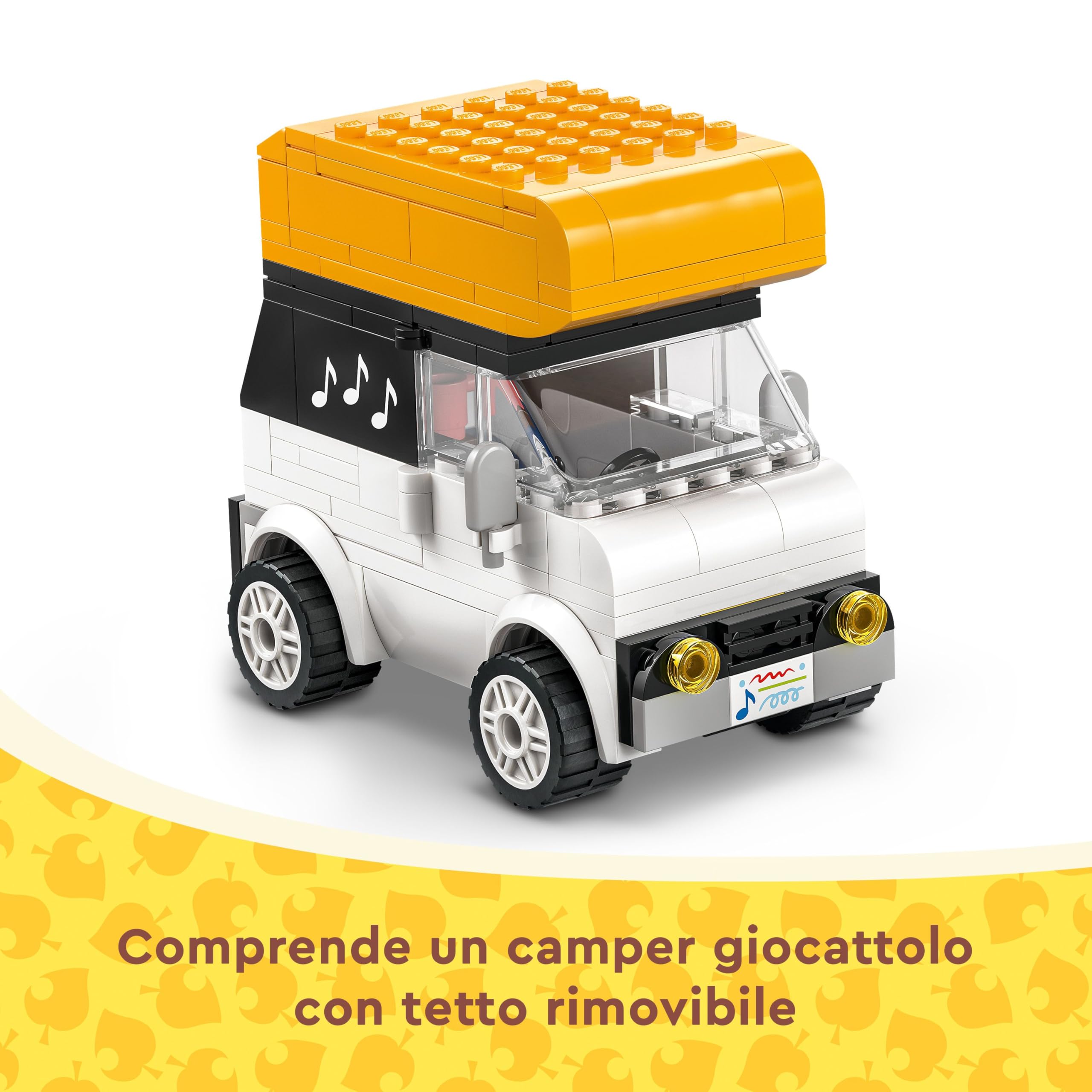 LEGO Animal Crossing Concerto in Piazza con K.K., Casa Giocattolo, Caffè e Veicolo da Costruire Ispirati al Videogioco, Giochi Creativi per Bambine e Bambini da 7 Anni, Idea Regalo di Compleanno 77052