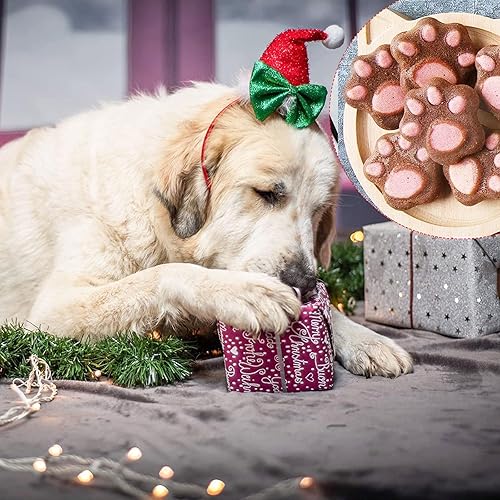 Miniatura 6 de Nenkarn Mini moldes de silicona para perros, 148 cavidades de corazón y 106 cavidades de hueso de perro para dulces, chocolate, fabricante de