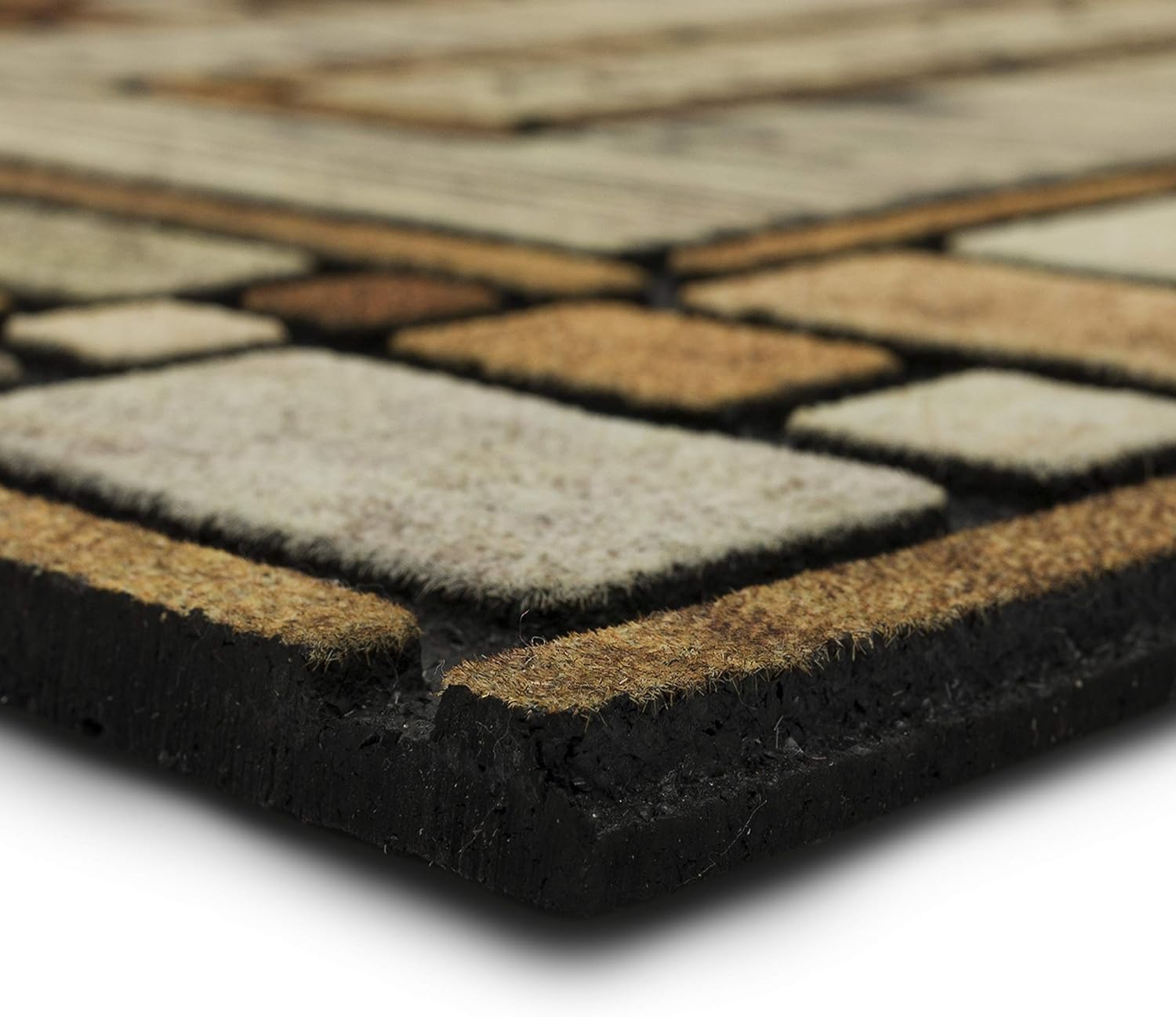 Drifted Nature 35" x 23" Recycled Rubber Outdoor Doormat