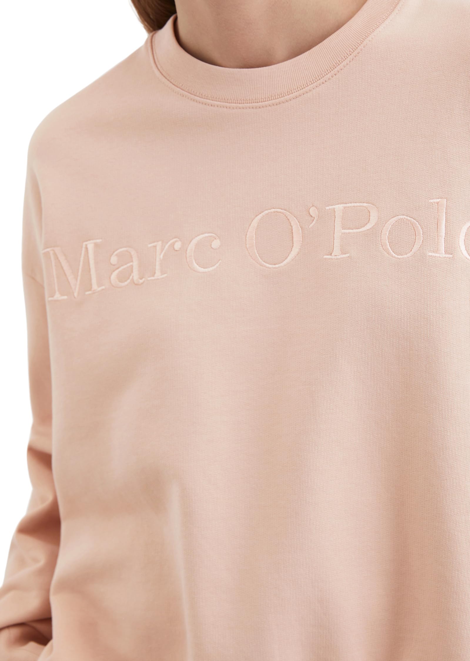 Marc OߴPolo Donna Felpa in Cotone bio con Polsini a Costine