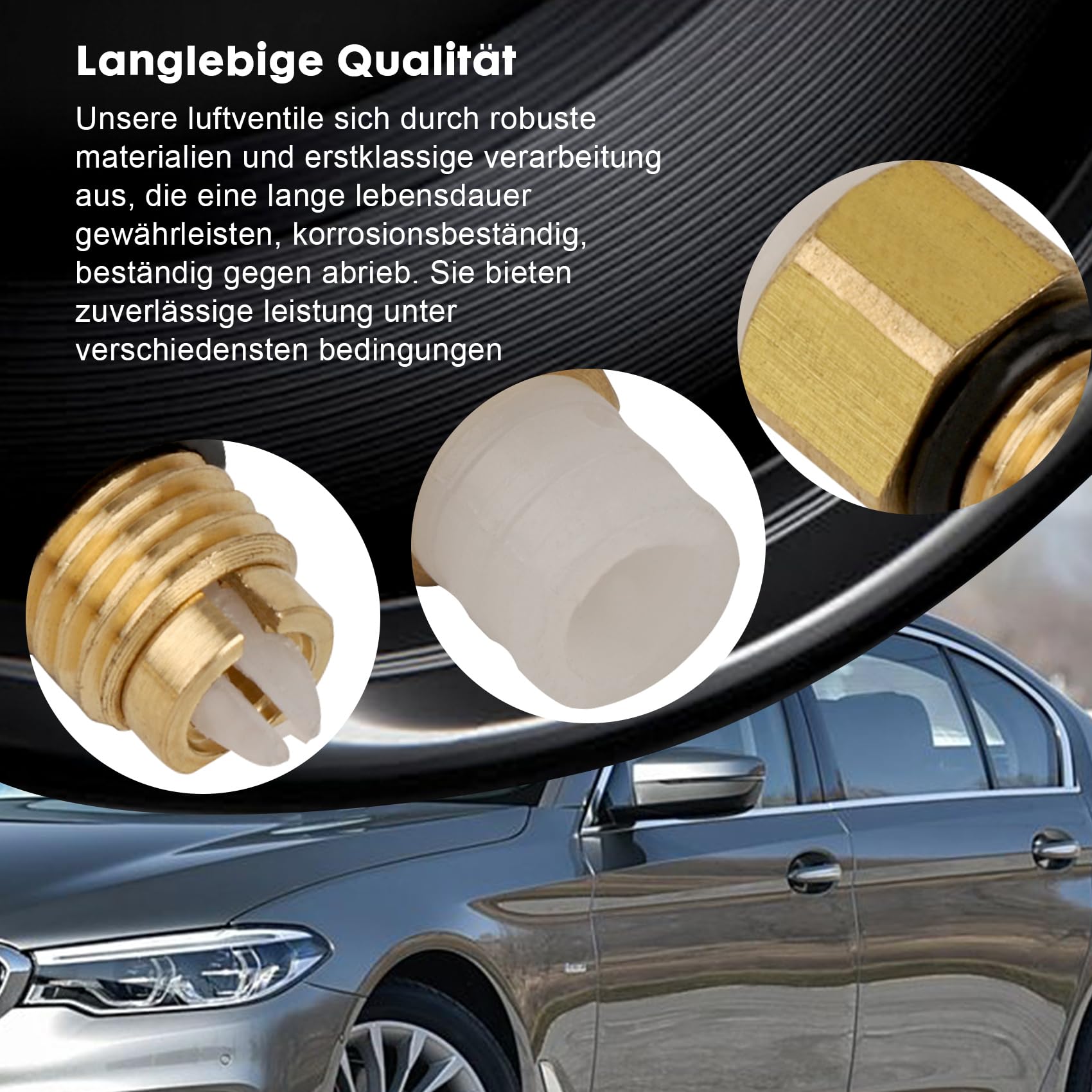 Luftfederungsluftventile 10 Stück 2203202438 37106796508 Kompatibel mit Benz W251 W164 W212 W211 W220 W221 W222, Audi A6 (4F2,C6) Allroad C5 C7 A8 D3, Jaguar XJ