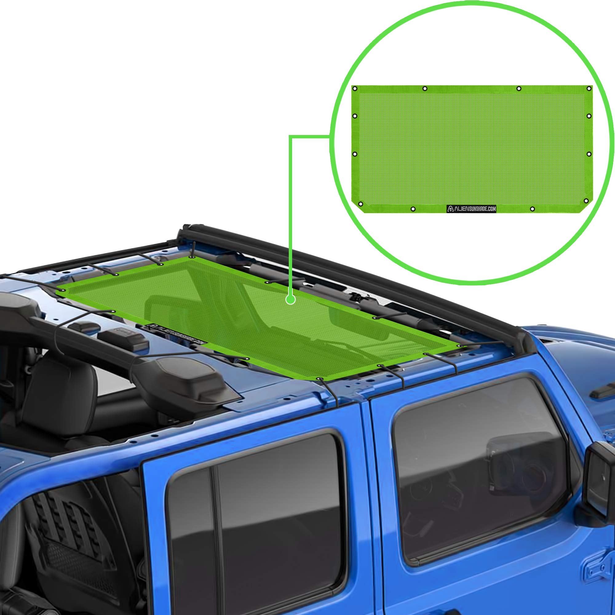 Buy Alien Sunshade Jeep Wrangler JL & JLU (20182023) Front Mesh Sun