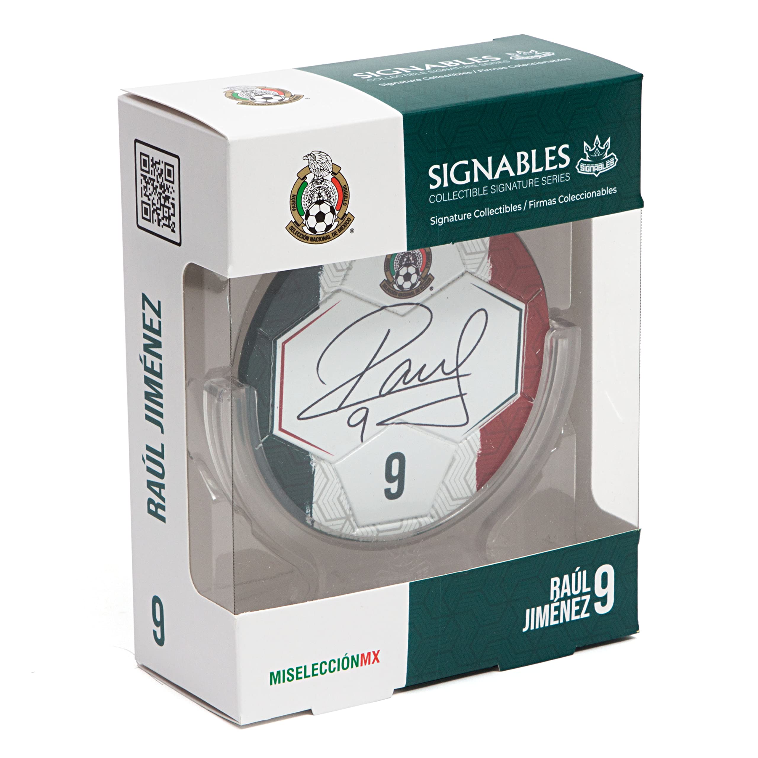 Premium - Mexico Raul Jimenez - Digitally Autographed Sports Memorabilia - Small Signed Sports Collectible Figurines - Unique Football Figures