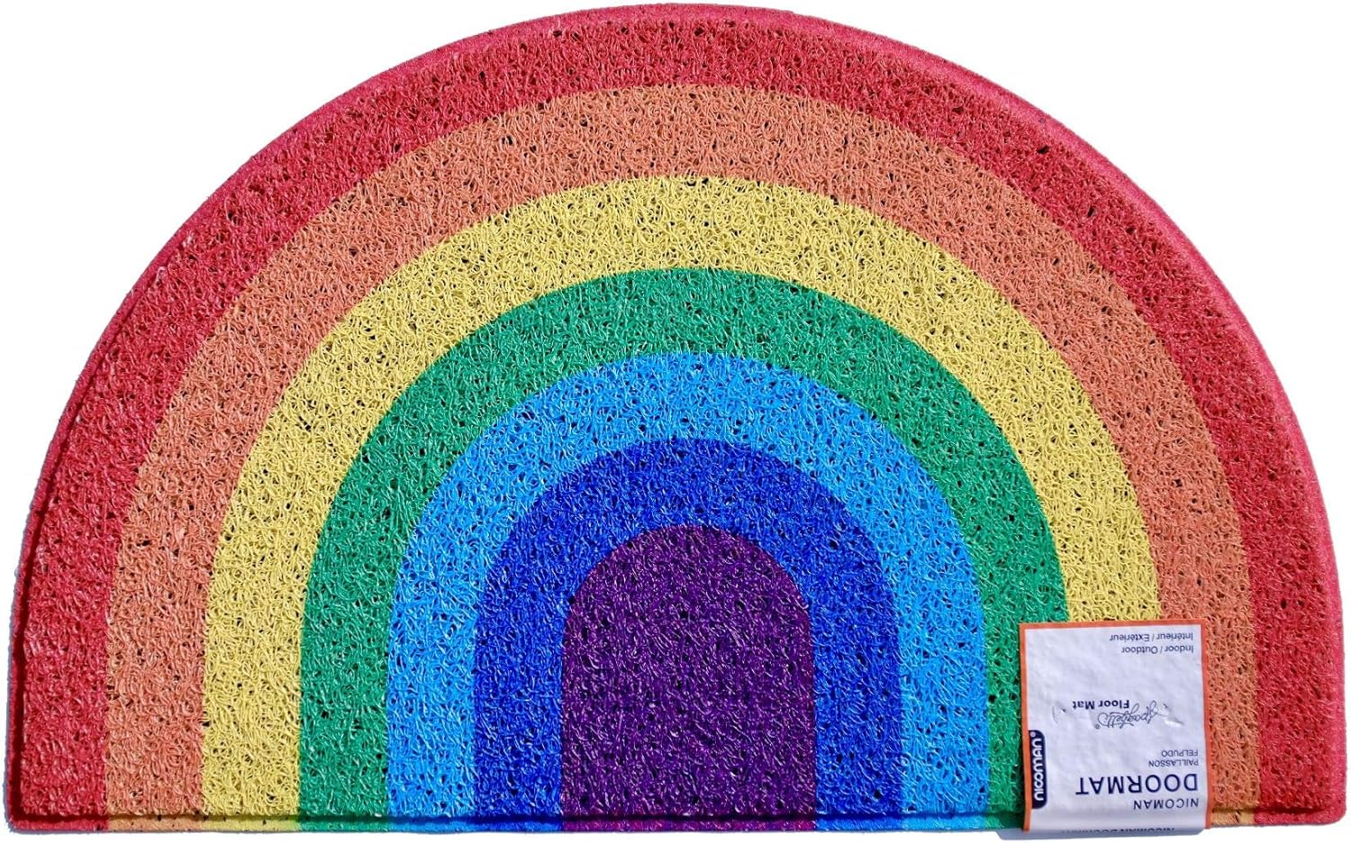 Rainbow Doormat Housewarming Gift Present DirtTrapper Barrier