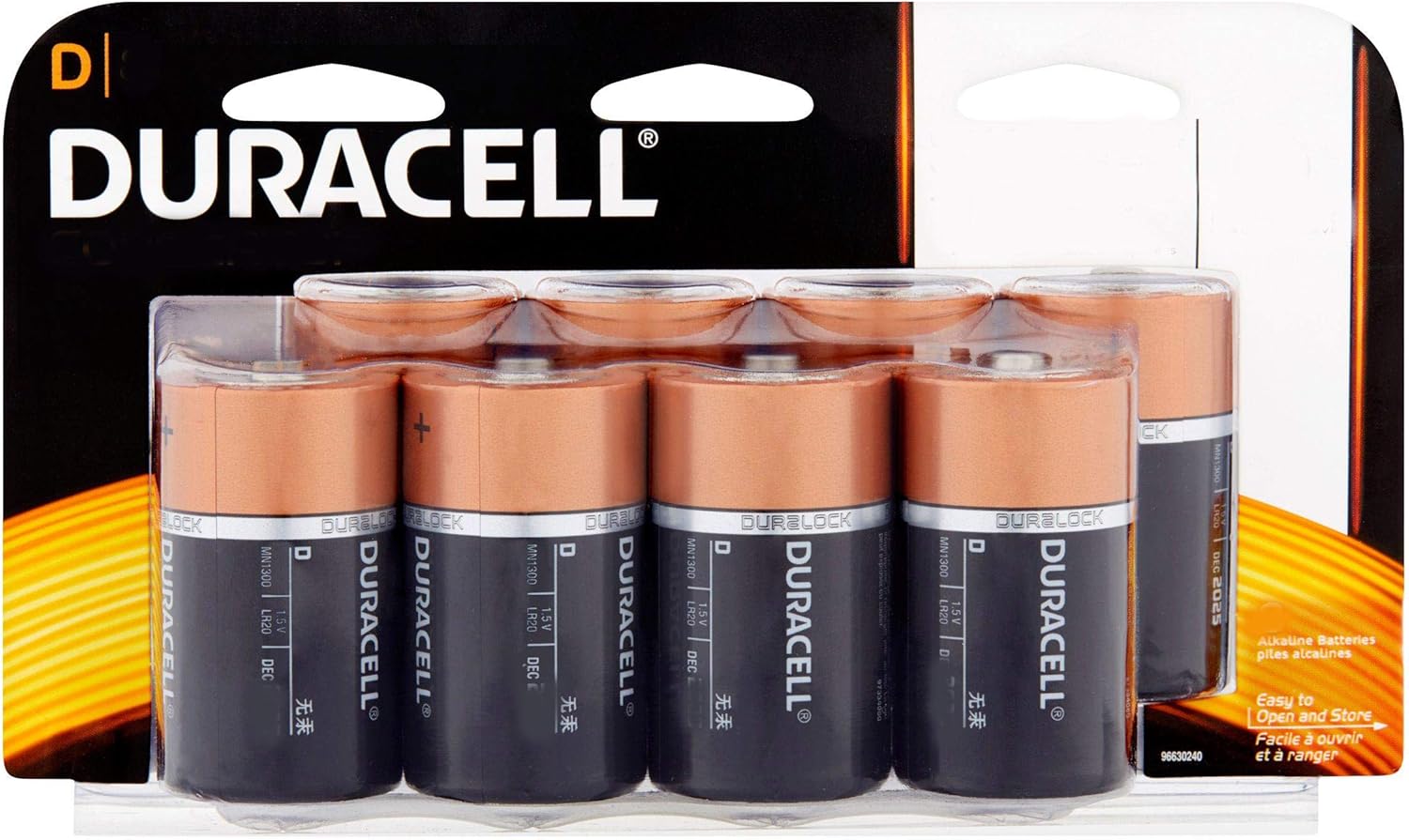 Duracell Type D Alkaline Battery Box of 12 batteries Amazon.ae