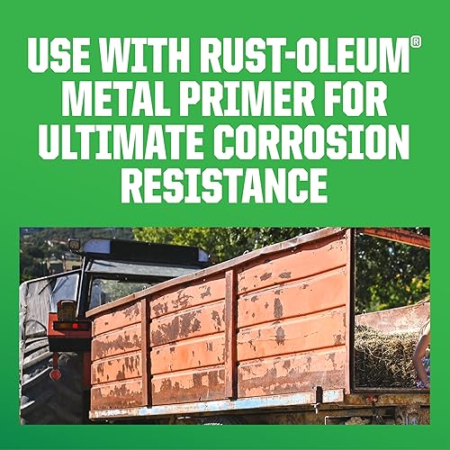 Vista 7 de Rust-Oleum Farm & Implement 280165-2PK - Pintura esmaltada, galón, negro brillante, paquete de 2