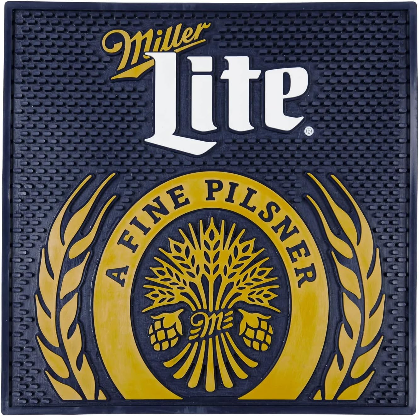 Miller Lite Waitstation XL Rubber Bar Mat Spill Mat Drip Mat