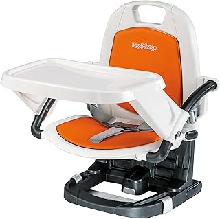 Rialto - Booster Seat - Suitable for Children 6 Months and up - Made in Italy - Arancia (Orange)