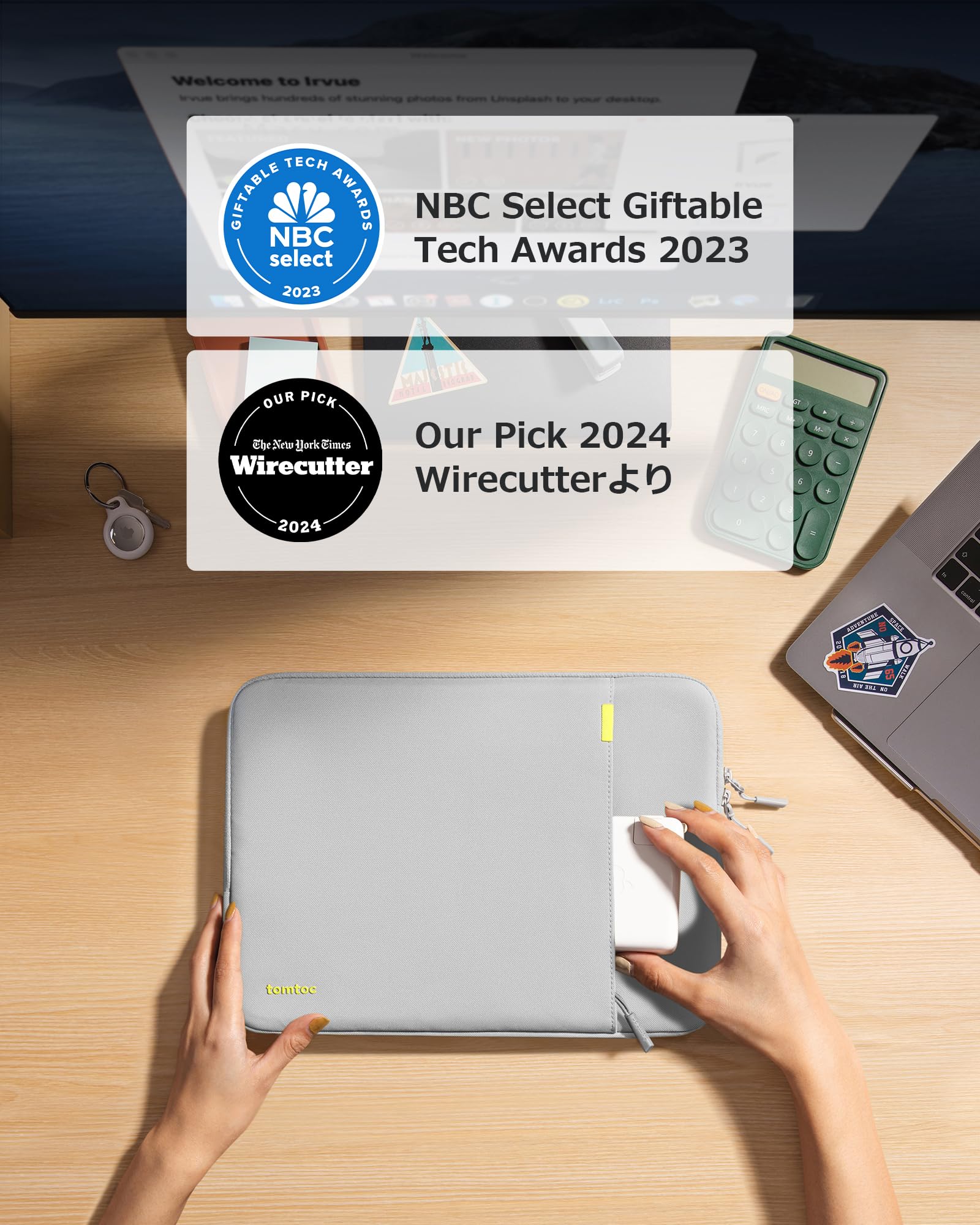 Amazon.co.jp: tomtoc 360°保護 パソコンケース 15インチ MacBook Air 