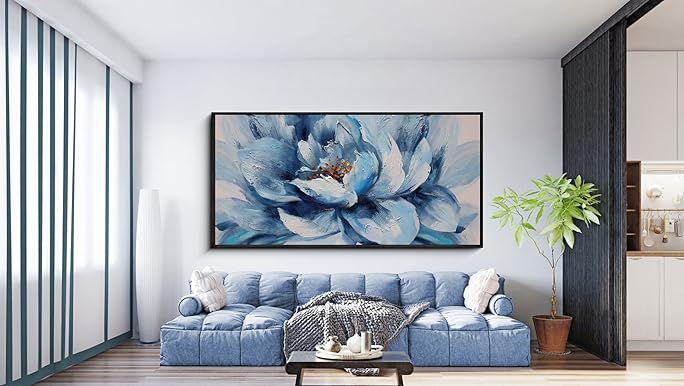 Amazon.com: XLSJERST Flower Canvas Wall Art for Living Room