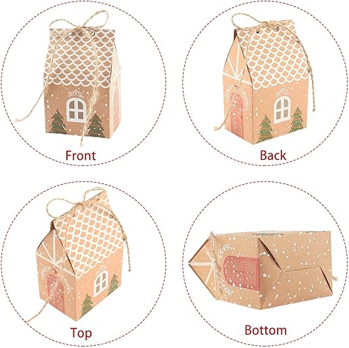 Miniatura 9 de ANCIENTPWR 50 cajas de regalo de Navidad para recuerdos de fiesta