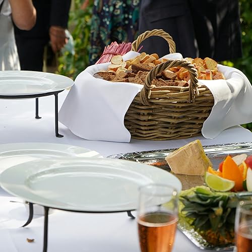 Miniatura 6 de Mesa plegable de 6 pies x 30 pulgadas, mesas de plástico para uso en interiores y exteriores, para picnic, fiesta, comedor, mesa de uso pesado