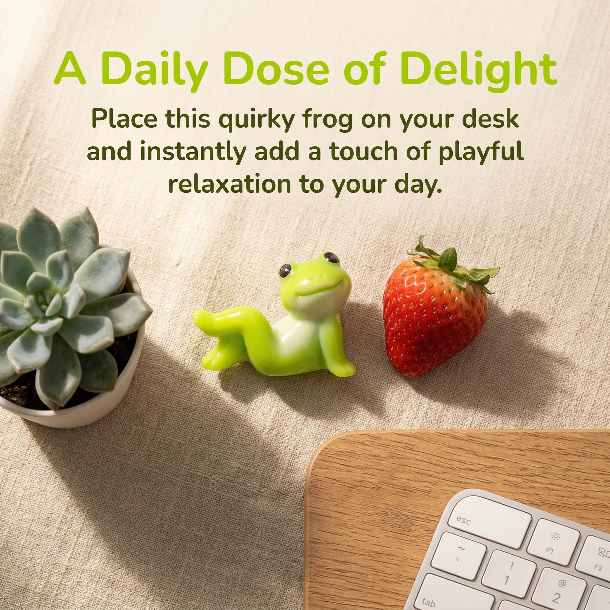 ZOUYIWET 6PCS Cute Frog Figurines, Mini Resin Frog Decor for Computer Monitor, Car Dashboard, Desk, Bookshelf, TV Stand and Home Office Decoration view 3