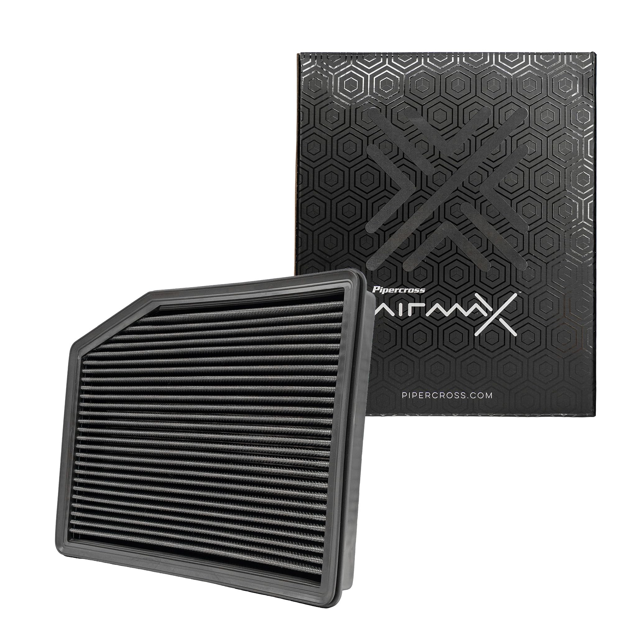 Pipercross AirMax Pleated Panel Filter, for Chevrolet Silverado, Maximises Horsepower & Torque, Lifetime Durability, Premium & High Performance, AM2117