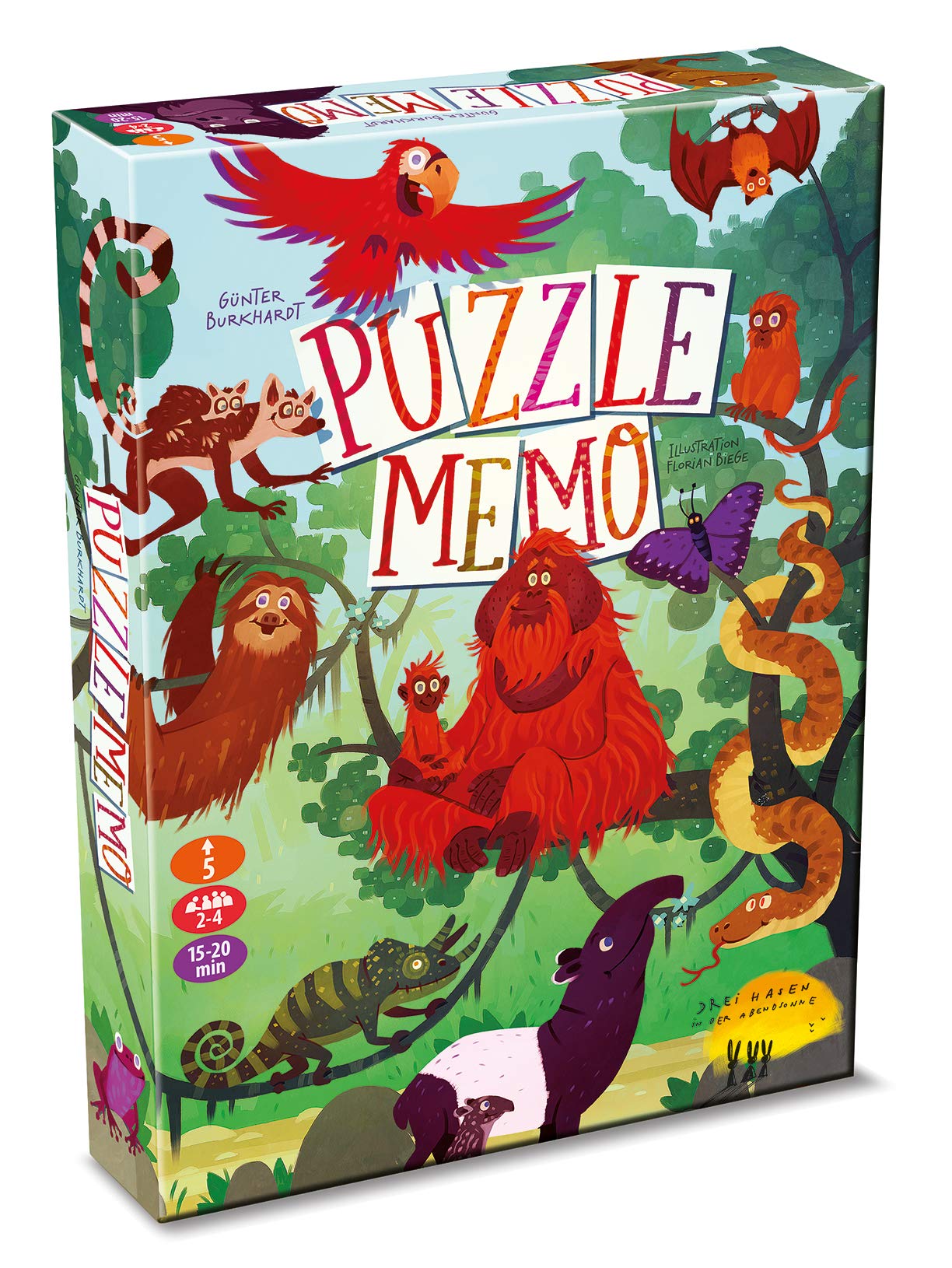 Drei Hasen in der Abendsonne GmbH 029 Puzzle Memo Child/Family Game