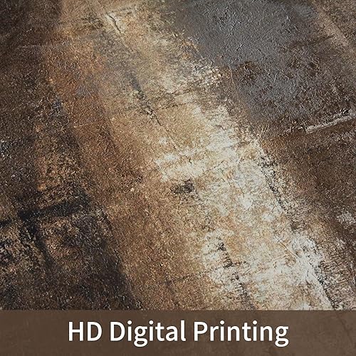 Miniatura 2 de MitoVilla Juego de 4 cortinas de ducha marrón degradado con alfombras, juego de baño rústico marrón con cortina de ducha y alfombras, juego