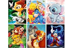 GXGLLPZBY 6-Pack Diamond Painting Kits